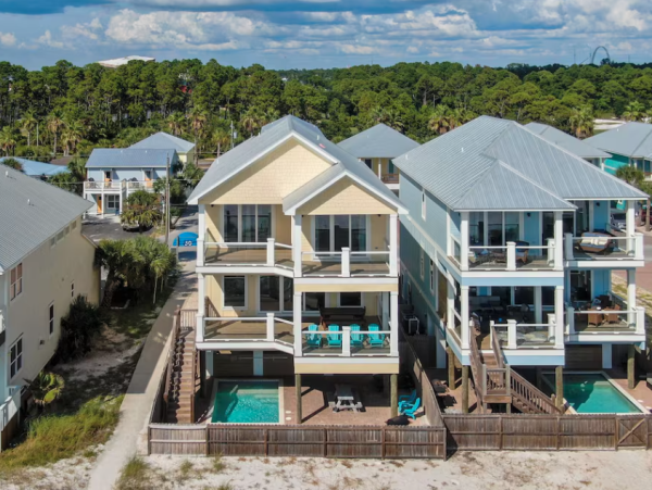 Beachfront Oasis - Panama City Beach Luxurious Family Retreat Pool and Gulf Views